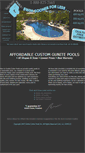 Mobile Screenshot of cookiecutterpools.com